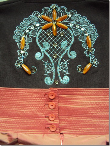 embroidery & waistband